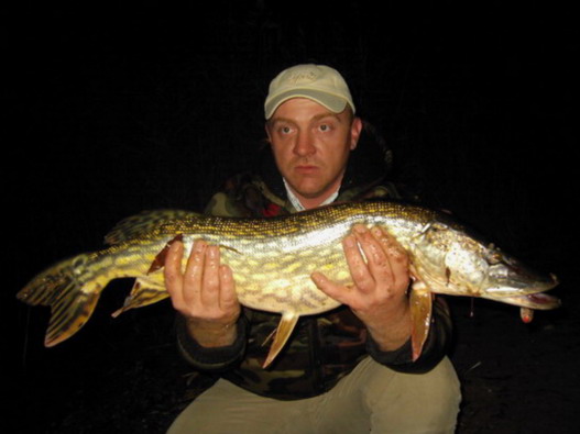 Hecht, 83cm, gefangen von Frank Bellgart im November 2005