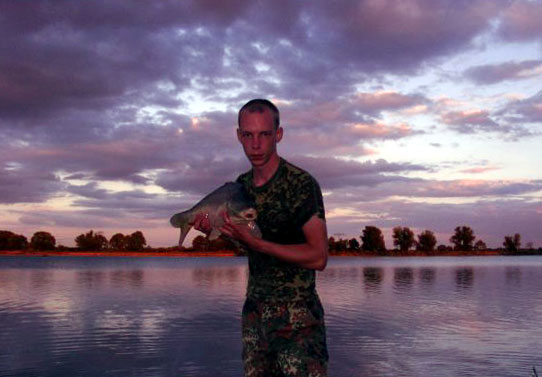 Spiegelkarpfen, 62 cm, 7kg gefangen von Florian Roßmark im September 2004